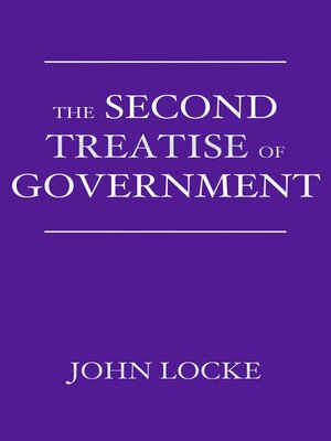 cover image of The Second Treatise of Government